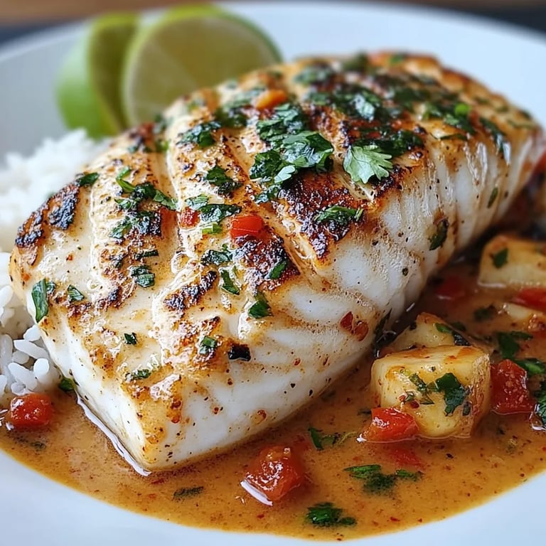 Tropical Grouper w/ Spicy Coconut Ginger Sauce: An Amazing Ultimate Recipe