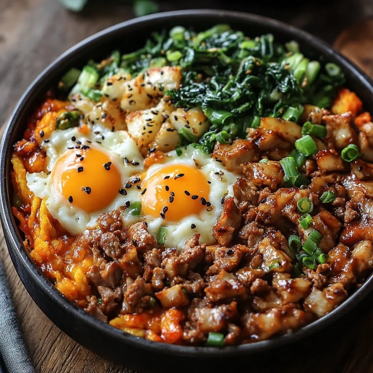 Bibimbap Casserole with Ground Pork: An Amazing Ultimate Recipe