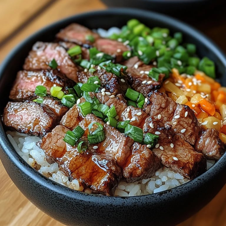 Korean BBQ Steak Rice Bowls: An Incredible Essential Recipe