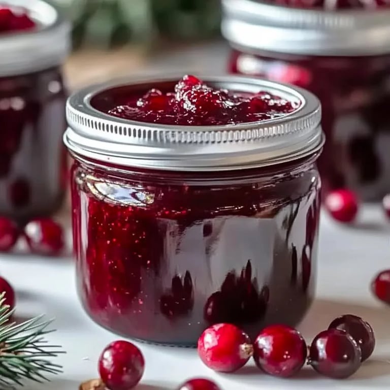 Sweet Christmas Cranberry Jam