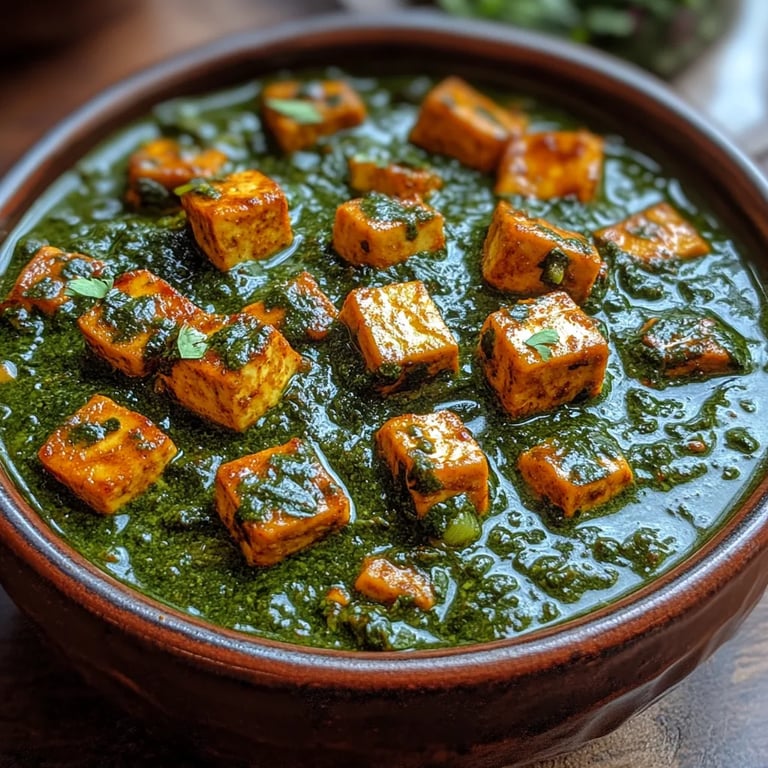 Palak Tofu: La Increíble Receta Esencial que Requiere 5 Ingredientes