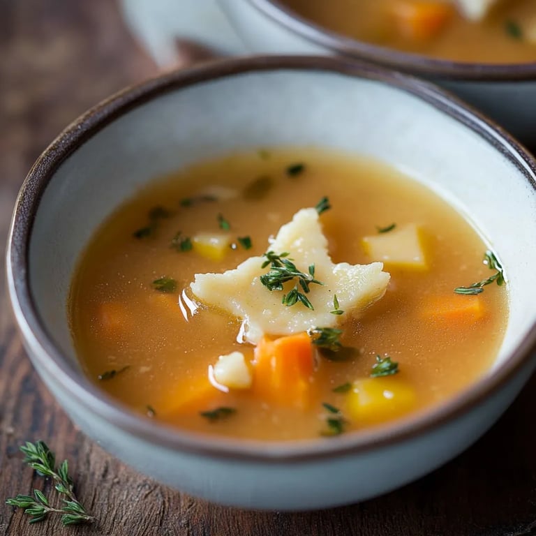 Klassische Weihnachtssuppe