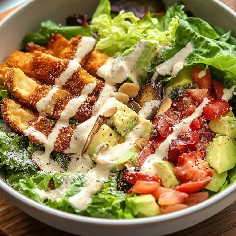 EXTRA knuspriger Hähnchen-Caesar-Salat