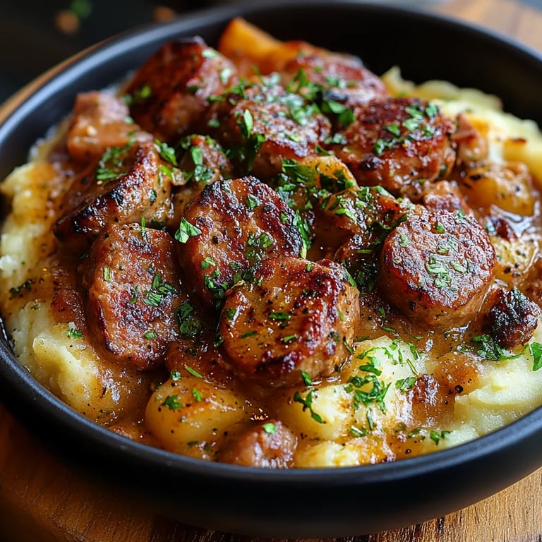Linguiça Cremosa com Purê de Batatas: Uma Receita Incrível e Essencial