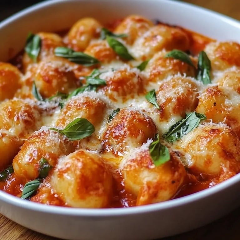 Gnocchi Auflauf Tomate Mozzarella