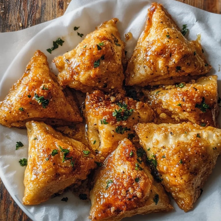 Moroccan Spiced Chicken Briouats