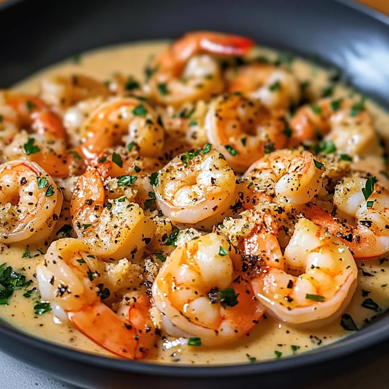 Easy Creamy Garlic Shrimp (15 Minutes)
