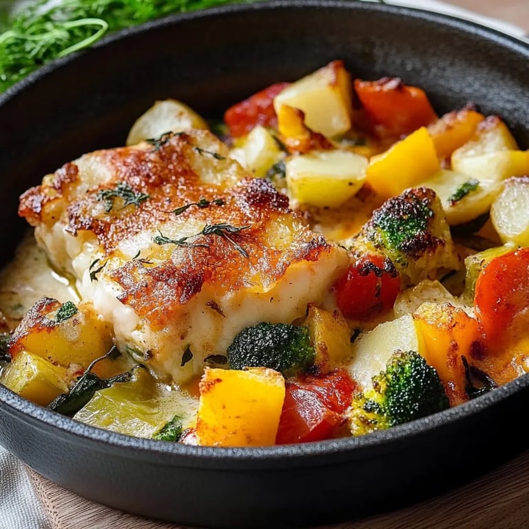 Bunter Gemüseauflauf