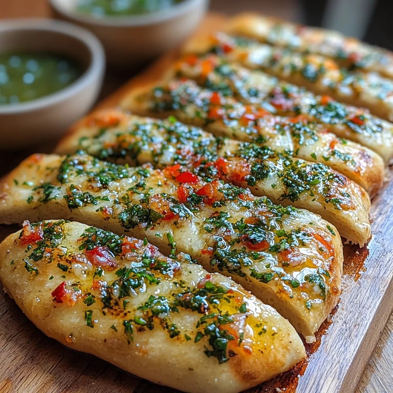Pain à l'ail et chimichurri : Une Recette Incroyable Ultime