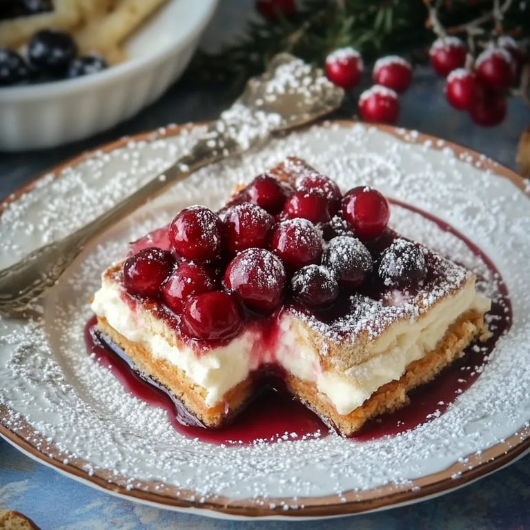 Kirsch - Quark - Kuchen