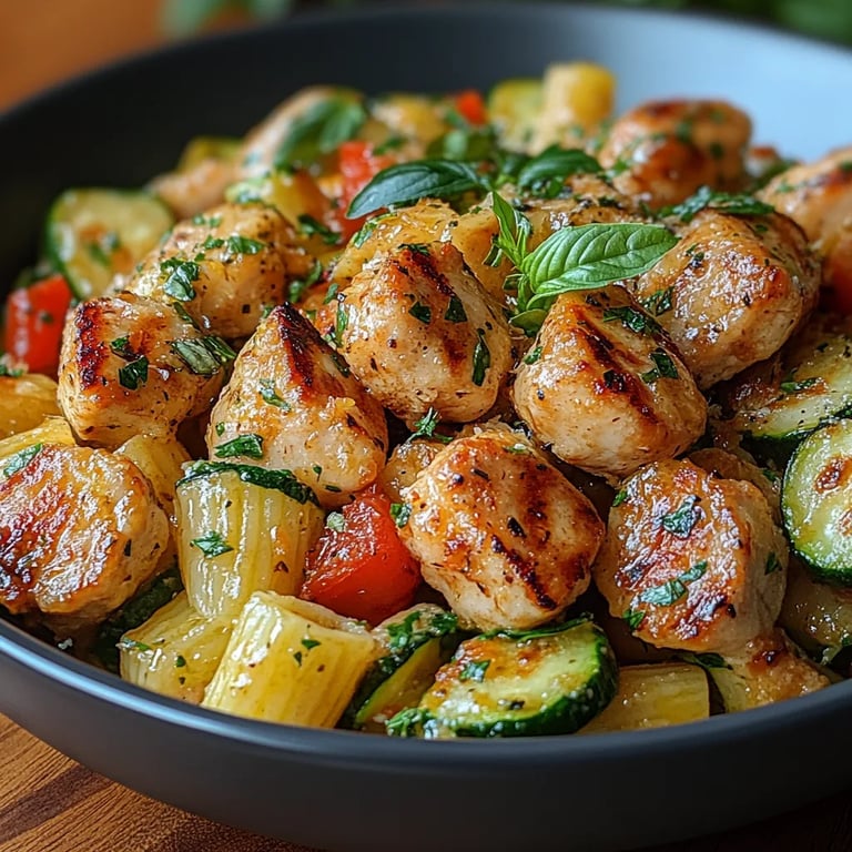 <p>Chicken Sausages with Zucchini & Pasta: An Incredible Ultimate Recipe</p>