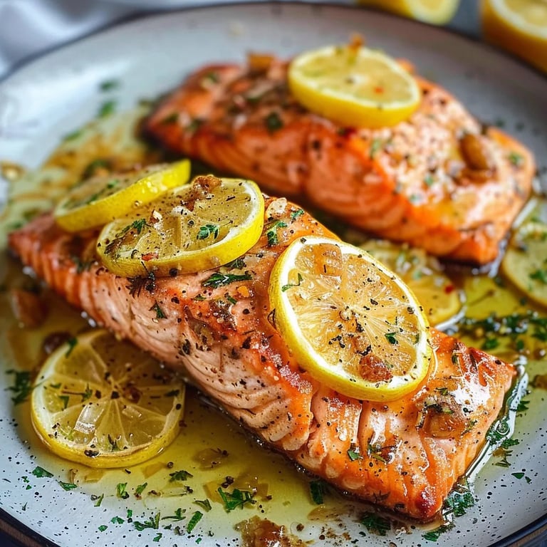 Garlic Butter Lemon Salmon