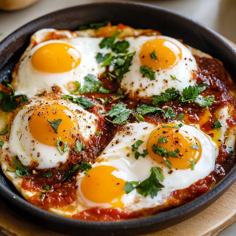 Türkisch inspirierte Eier