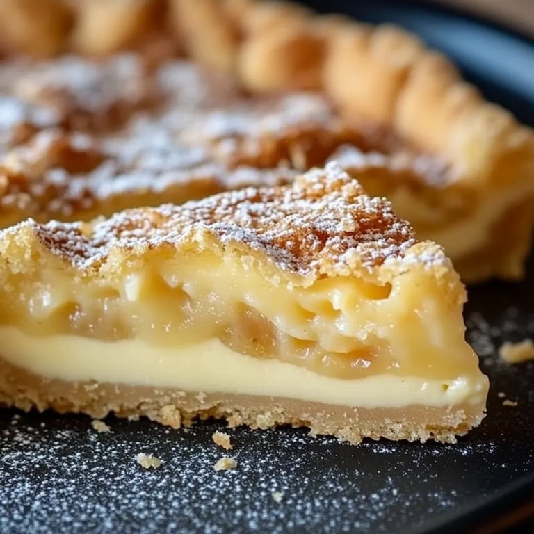 Streuselkuchen mit Pudding