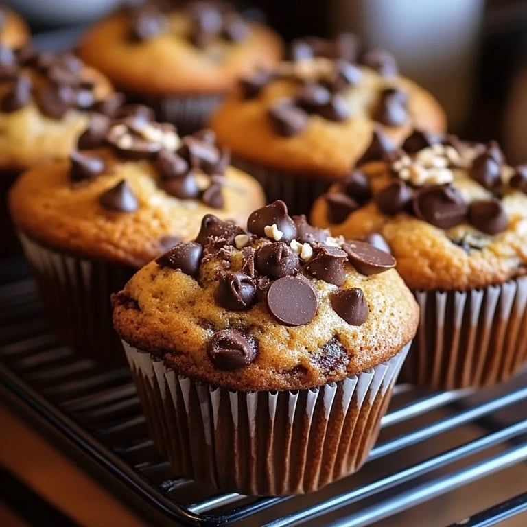 Saftige Muffins mit Schokostückchen