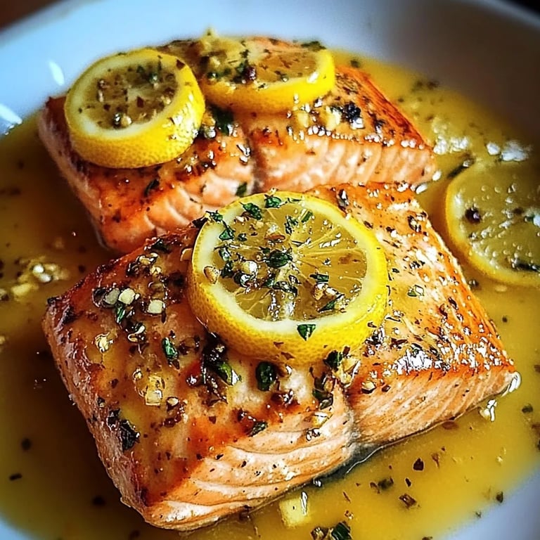 Garlic Butter Lemon Salmon