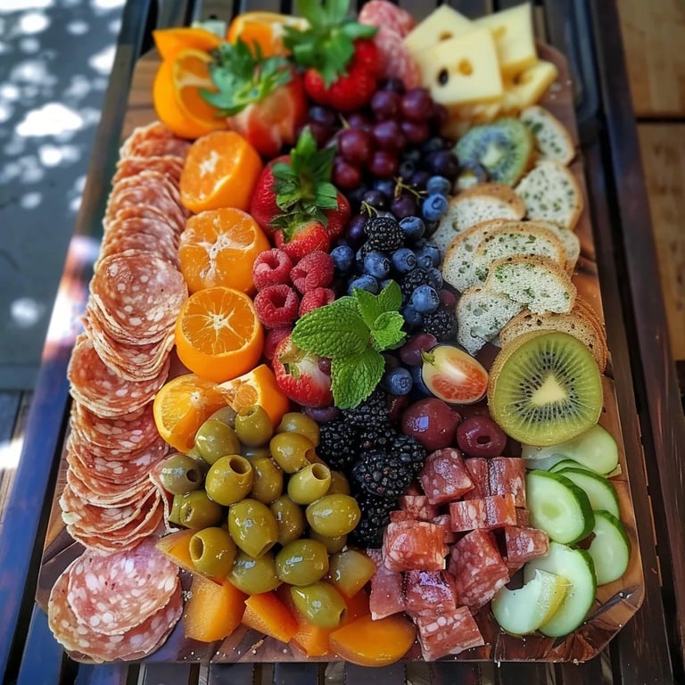 Summer Fruit Charcuterie Boards