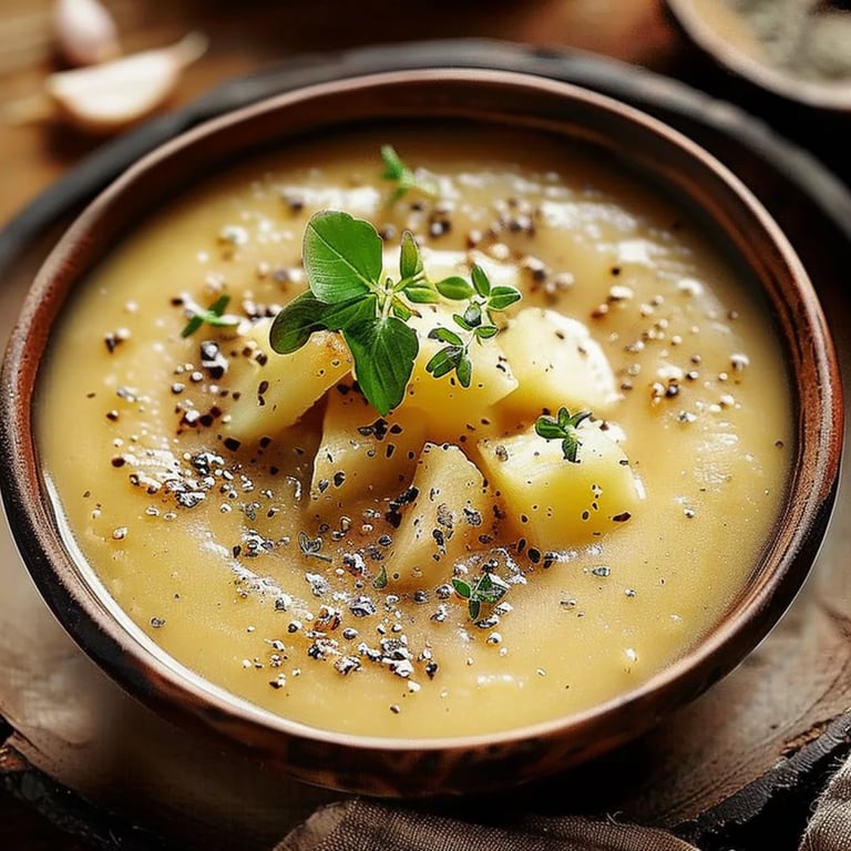 Gemütliche Kartoffel-Lauch-Suppe