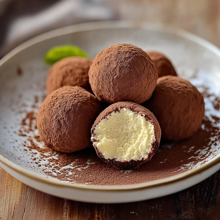 Tiramisu Truffles Sweets