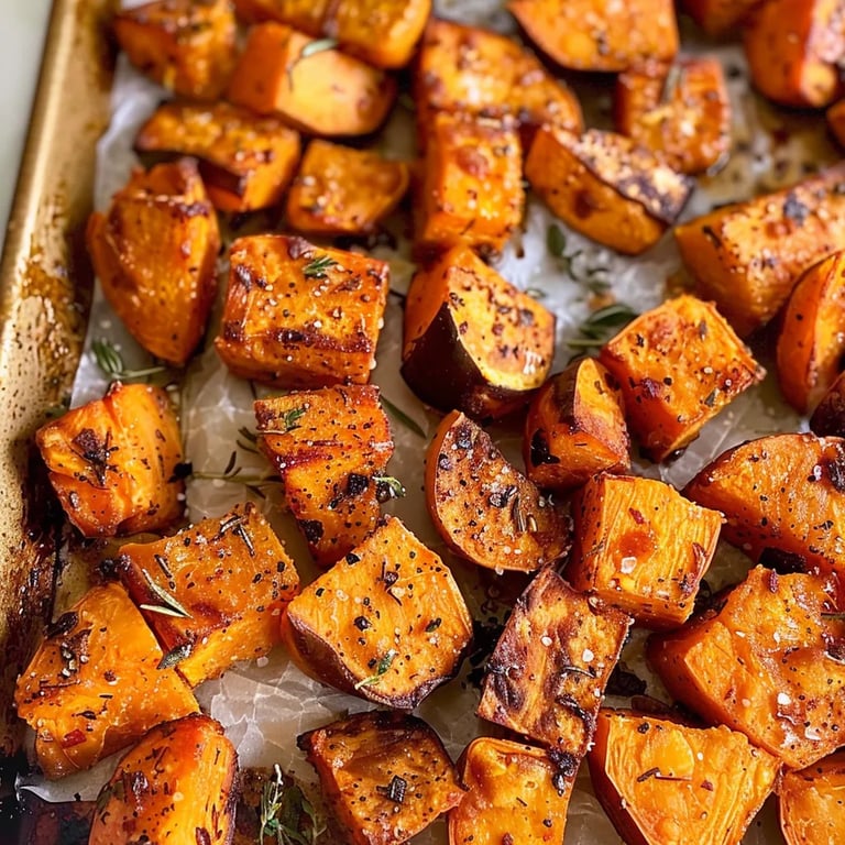 Crispy Roasted Sweet Potatoes