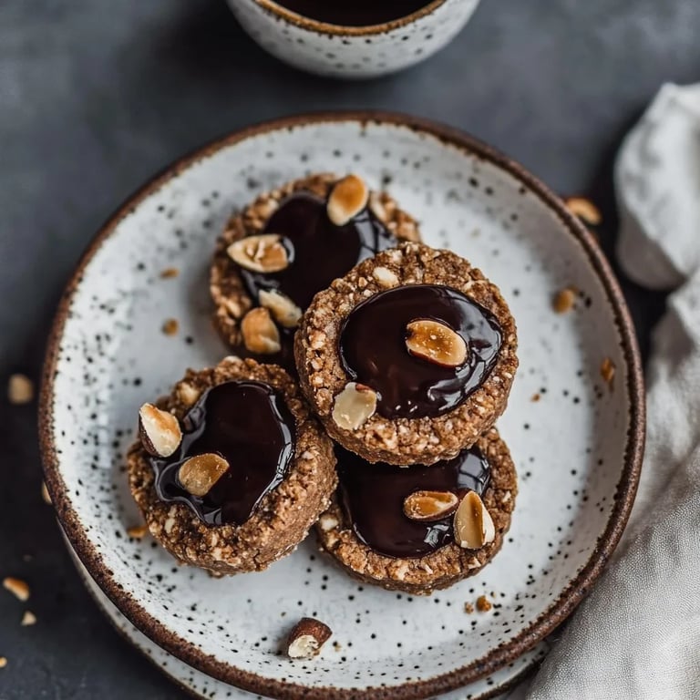 Vegane Zimt-Nuss-Plätzchen ohne Backen