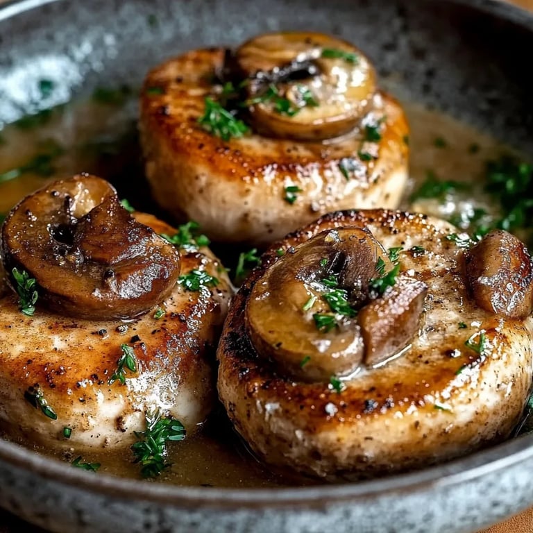 Hähnchen-Pilz Pfanne