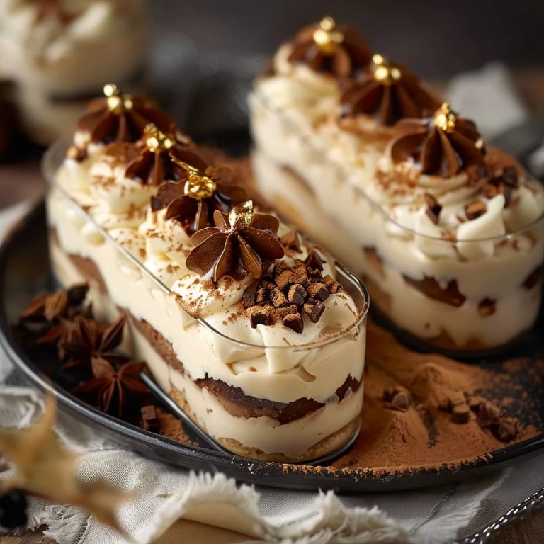 Weihnachts-Tiramisu-Dessert