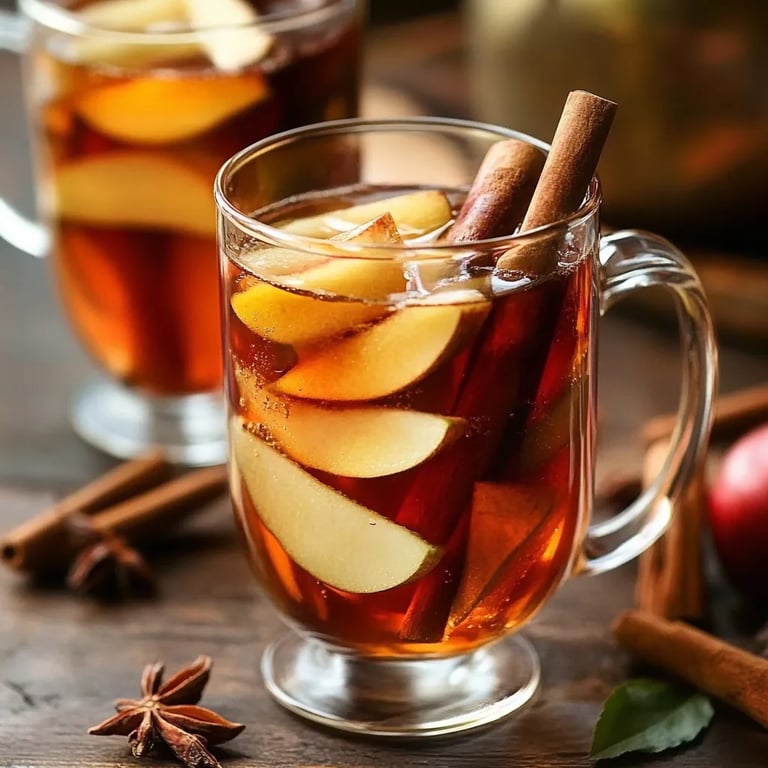 Alkoholfreier Apfelpunsch