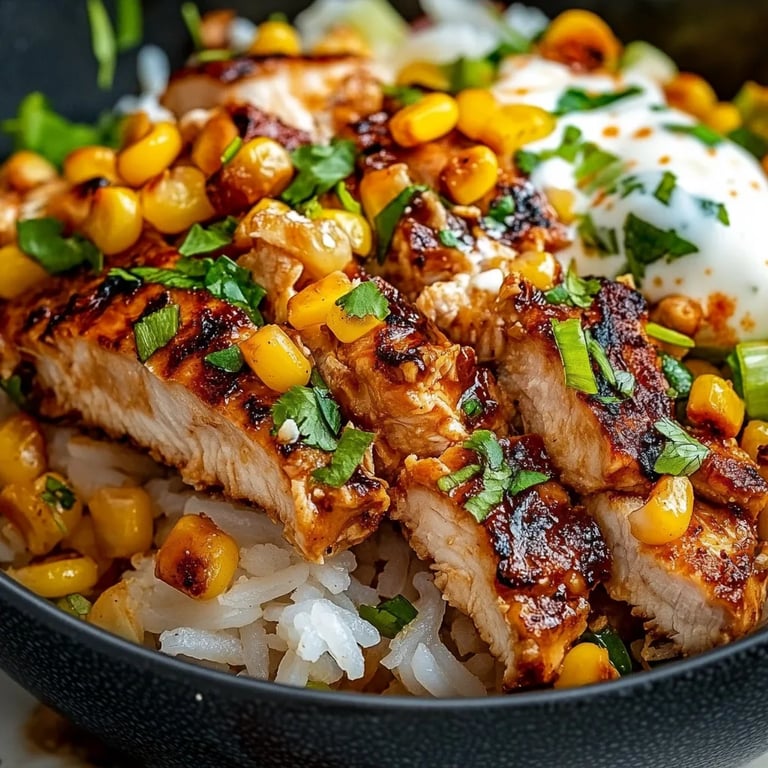 Easy Street Corn Chicken Rice Bowl