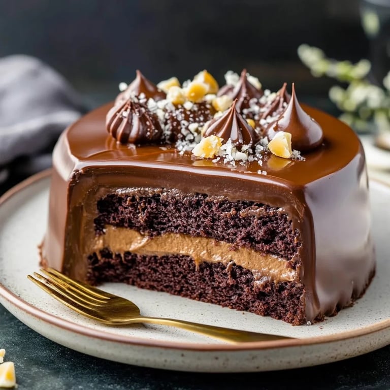 Salted Caramel Chocolate Cake