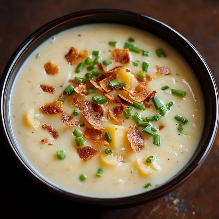 Creamy Potato Soup with Hashbrowns