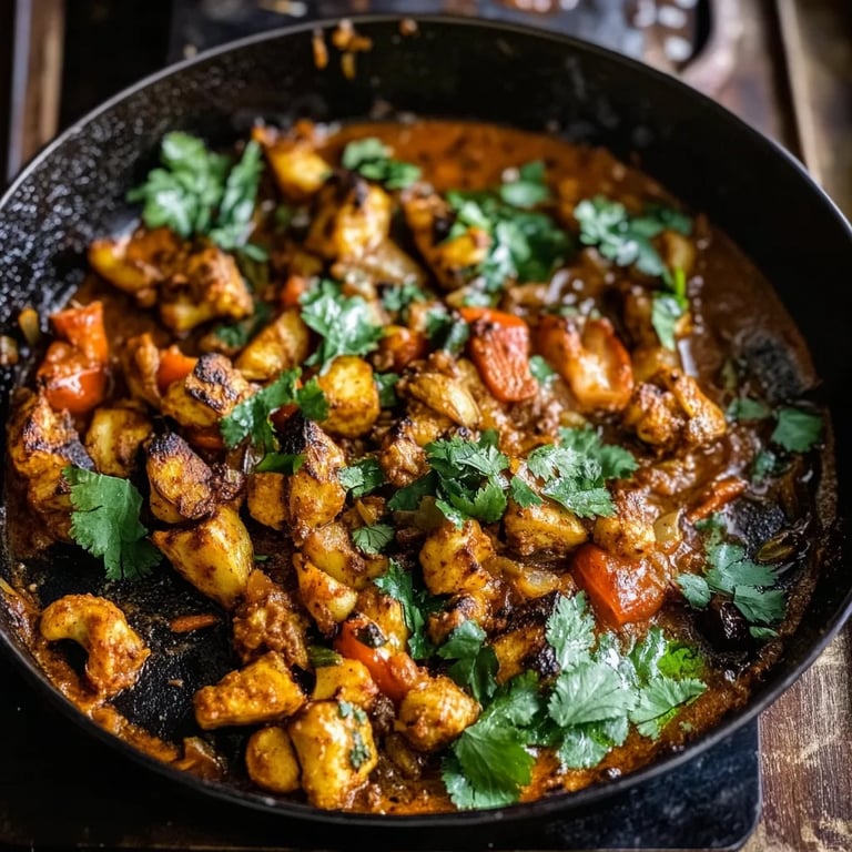 Ein-Blech-Blumenkohl-Curry aus dem Ofen