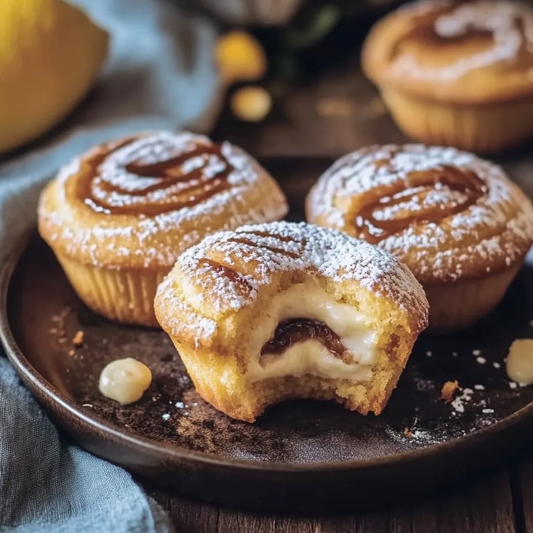 Mini-Zitronen-Käsekuchen