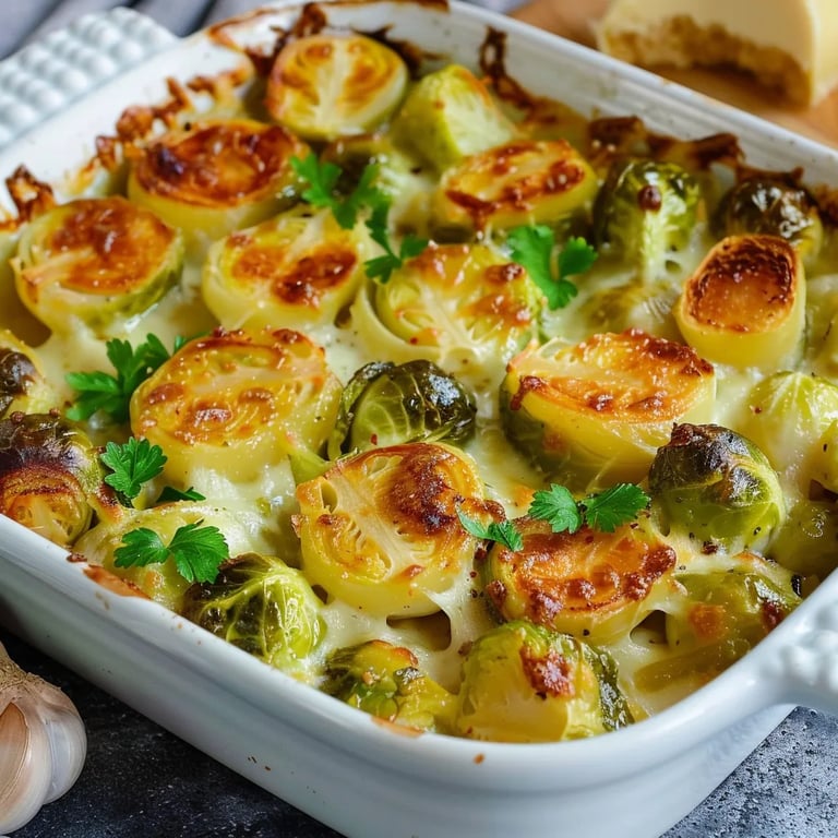 Rosenkohl-Kartoffel-Auflauf