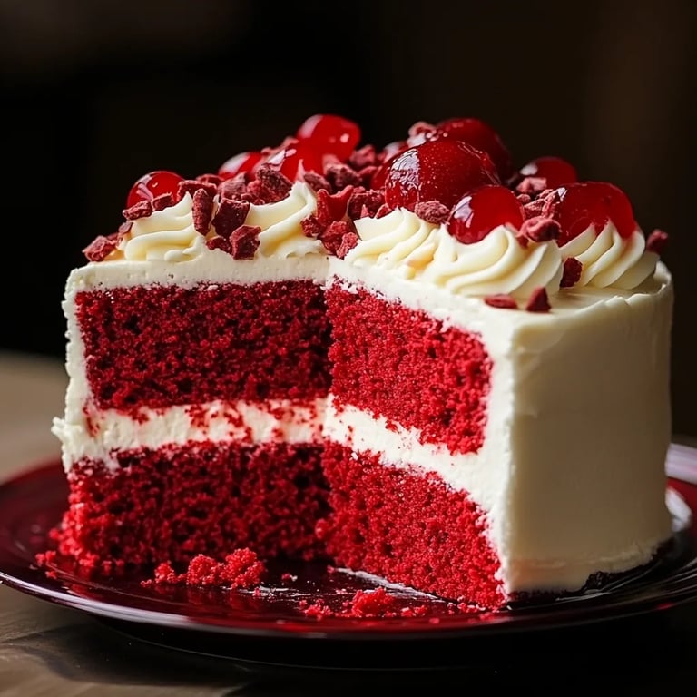 Enchanted Red Velvet Cake