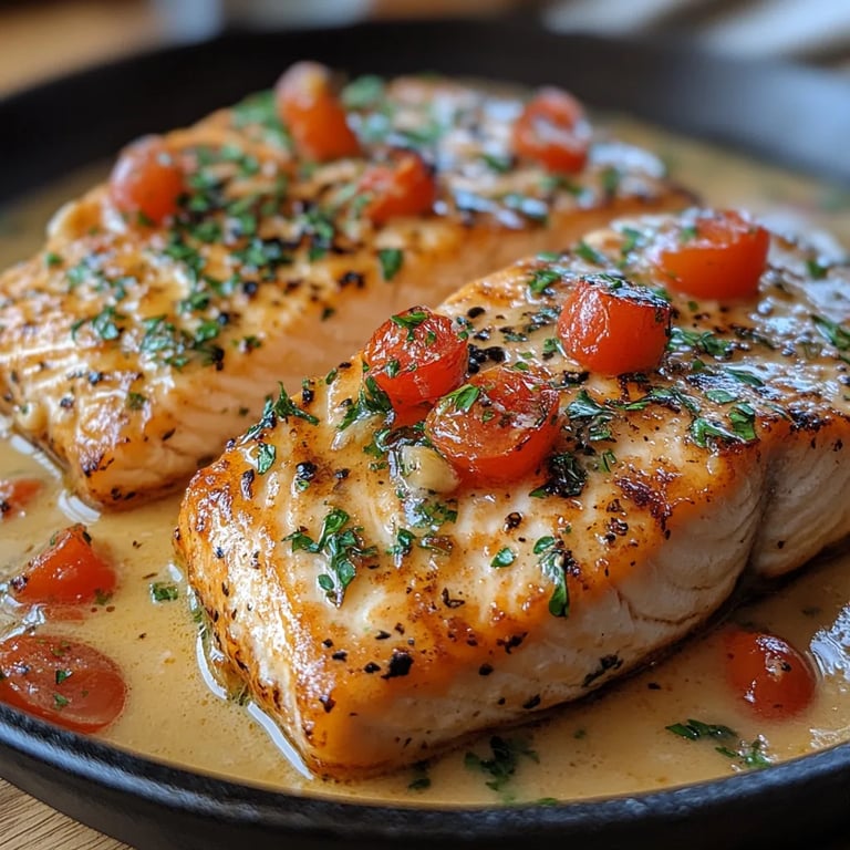 Cremiger Toskanischer Lachs: Ein Unglaublich Ultimatives Rezept für 4 Personen
