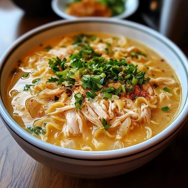 Crack Chicken Noodle Soup