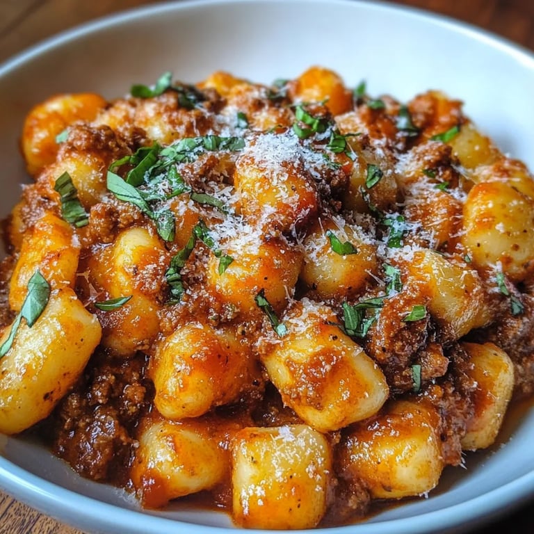 Gnocchi Bolognese