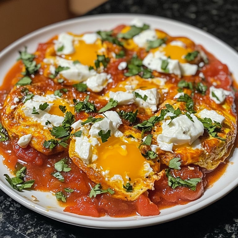 Internationale-Küche-Shakshuka mit Feta