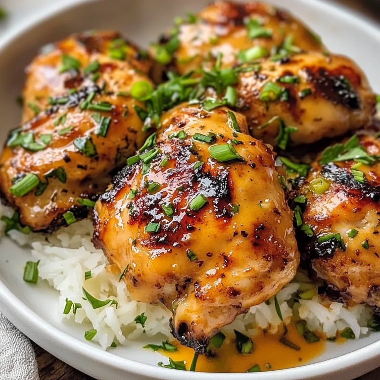 Skillet Bang Bang Chicken Thighs