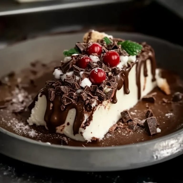 Joghurt-Weihnachts-Schokoriegel