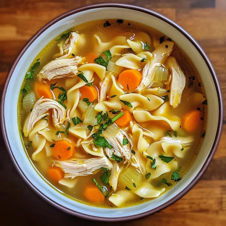Homemade Chicken Noodle Soup in 30 Minutes