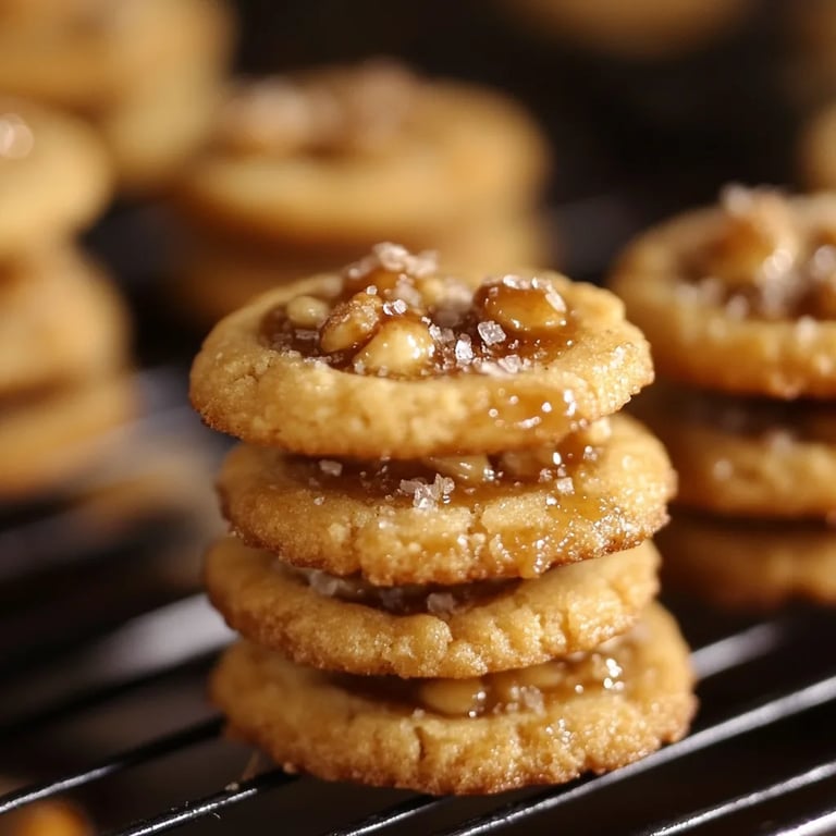 Walnuss Kekse | mit Honig und Karamell