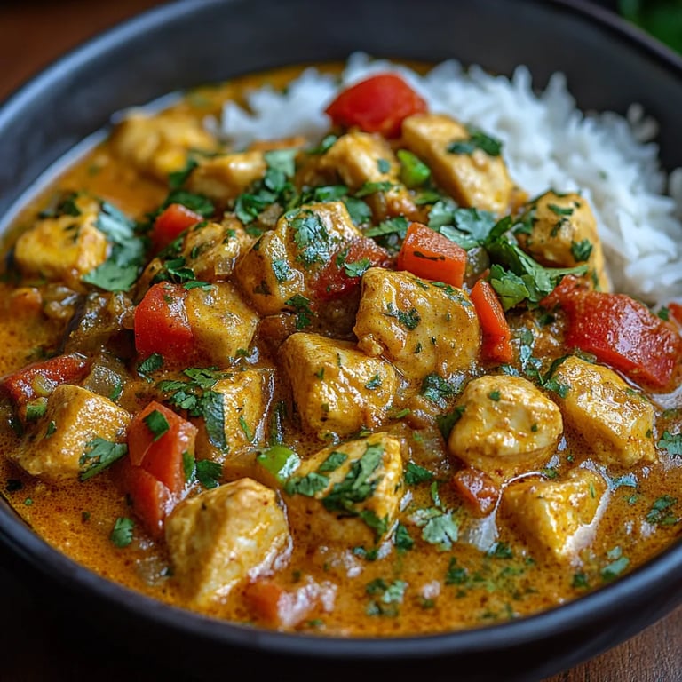 Poulet au Curry Thaïlandais et Lait de Coco : Une Recette Incroyable Ultime