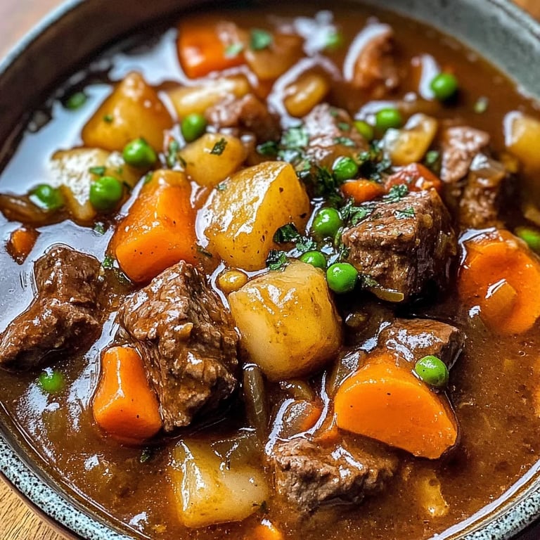 Comforting Crockpot Beef Stew