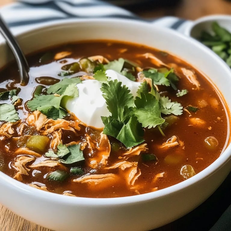 Spicy Chicken Taco Soup