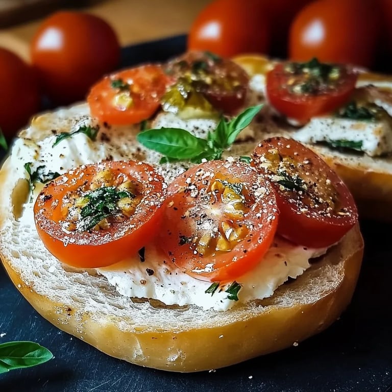 Heißer Schafskäse im Fladenbrot