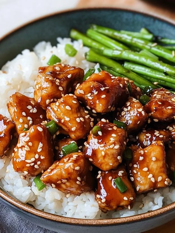 Easy + Healthy Sesame Chicken