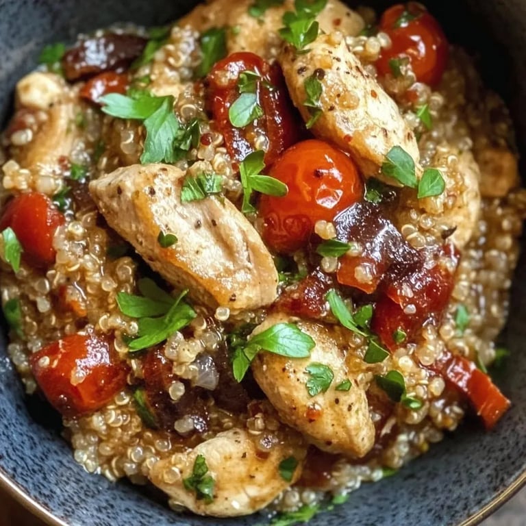 One Pot de Pollo y Quinoa con Tomates Secos: An Amazing Ultimate Recipe