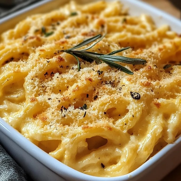 Creamy Pumpkin Cottage-Cheese Pasta